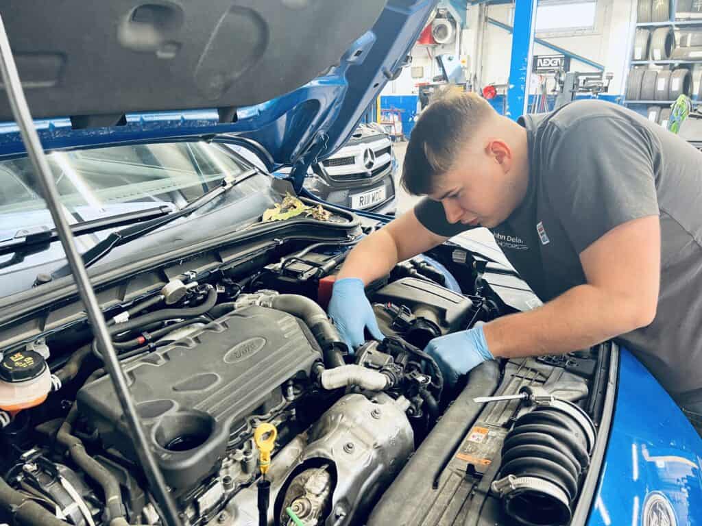 What happens in a full car service
